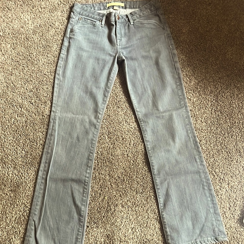 🌿 Agave Nectar Gray Denim Jeans – Size 27 | Made in the USA